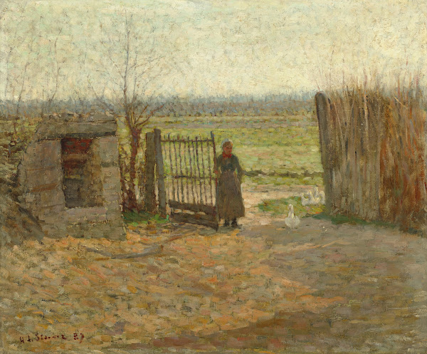 La porte de la ferme 1887