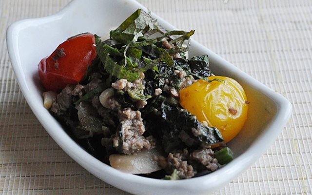 Bò Trộn Tía Tô