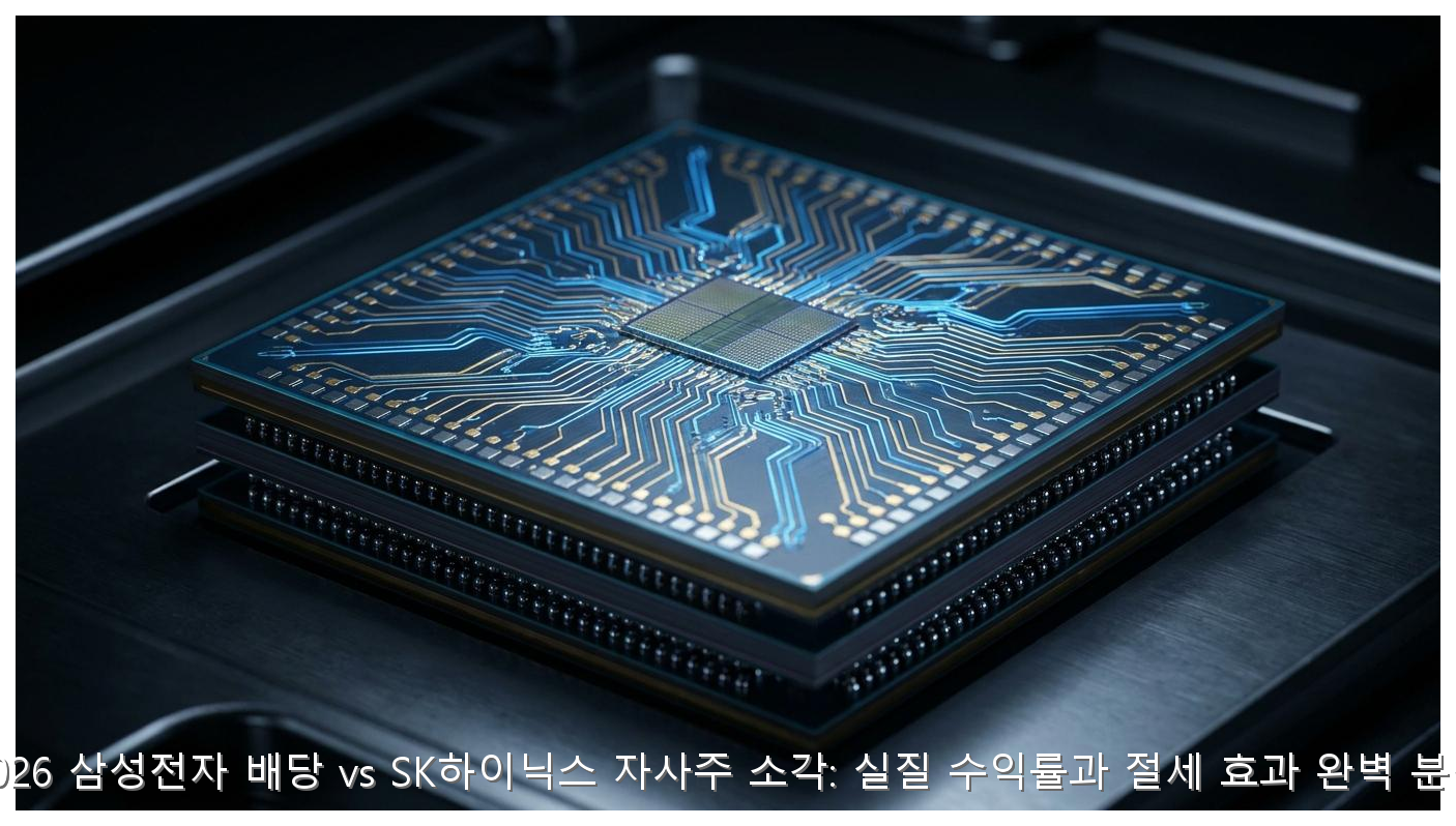 2026 삼성전자 배당 vs SK하이닉스 자사주 소각: 실질 수익률과 절세 효과 완벽 분석 핵심 안내 및 분석 인포그래픽 (7)