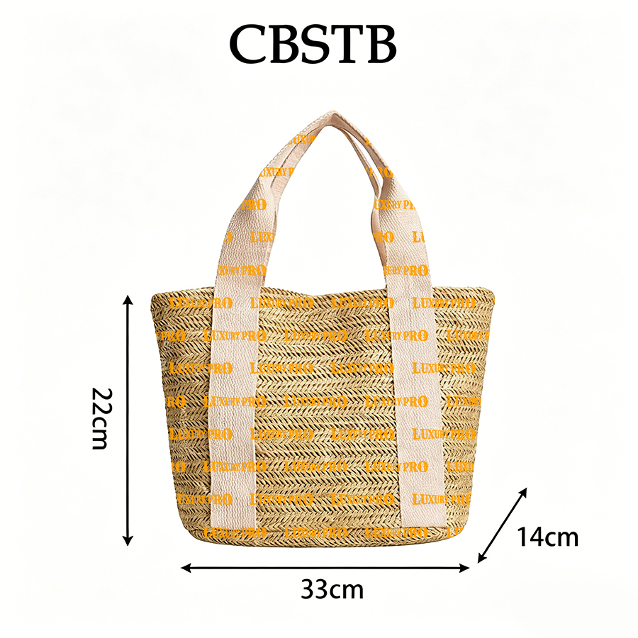 Straw Beach Bag