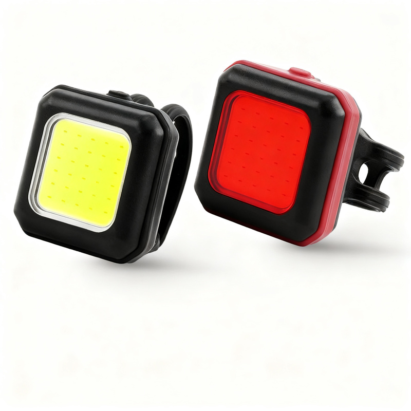Bike light set front and back