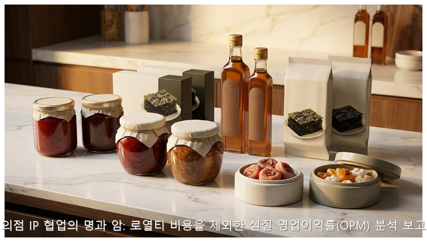 편의점 IP 협업의 명과 암: 로열티 비용을 제외한 실질 영업이익률(OPM) 분석 보고서 핵심 안내 및 분석 인포그래픽 (6)