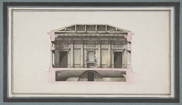 Project for the Alexander Palace Tsarskoe Selo Section 17441817