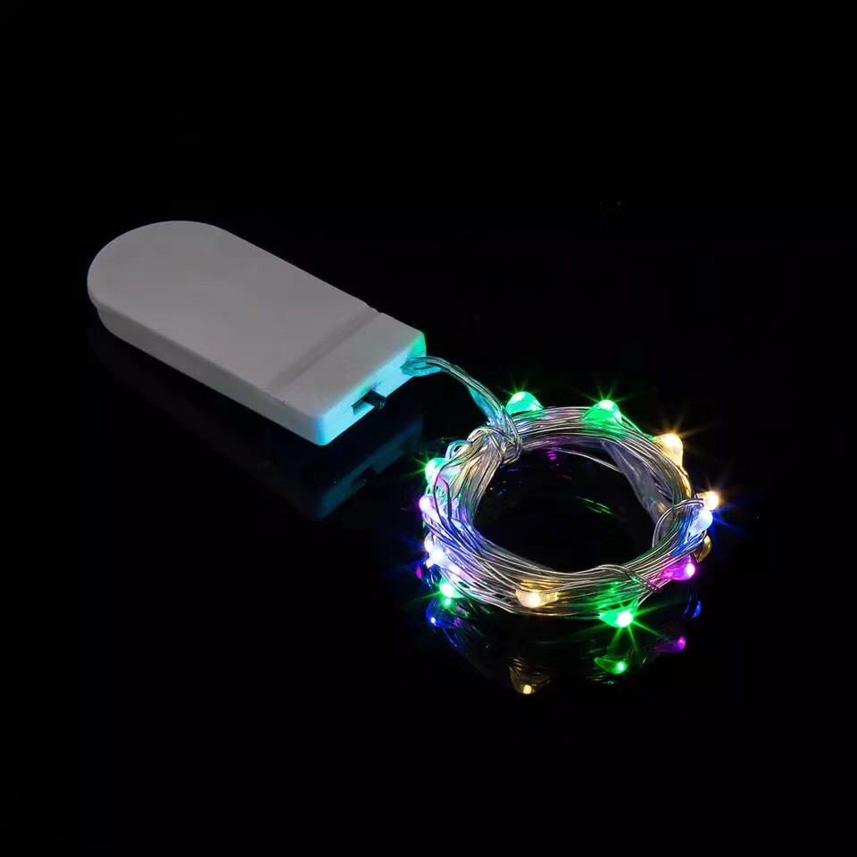 LED copper wire string light with battery box