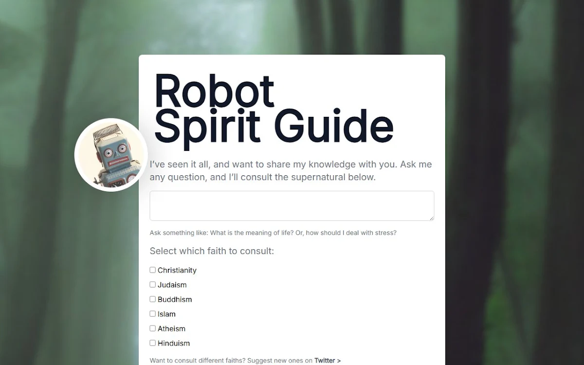 Captura de Robot Spirit Guide