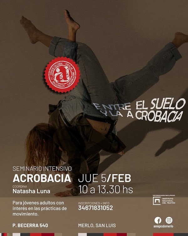 Seminario Intensivo: Entre el Suelo y la Acrobacia