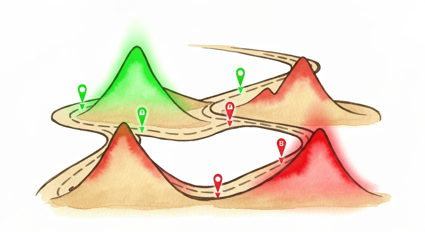 금리 인하기 역사적 수익률 비교 일러스트