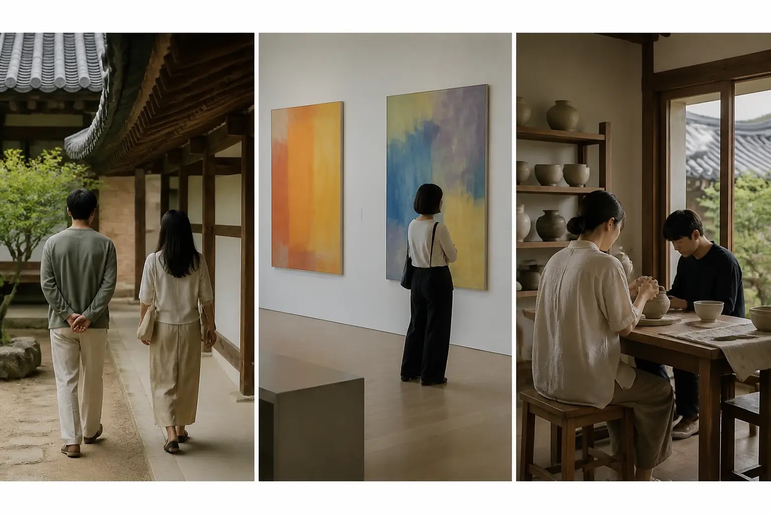 AI-generated Culture Daily Brief multi-story editorial montage