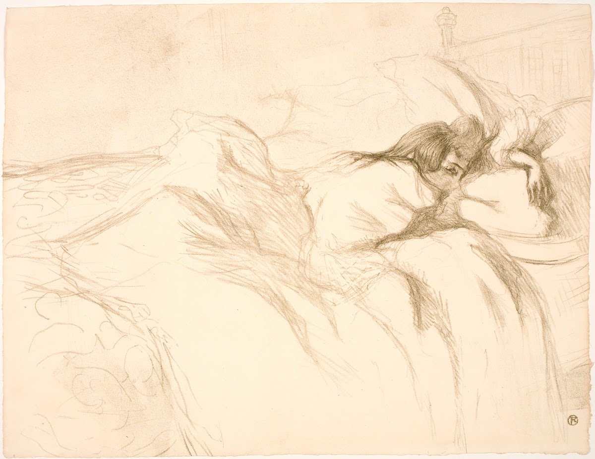 Femme Couchée Réveil 1895   1896