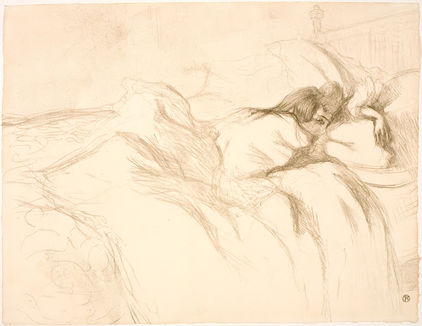 Femme Couchée Réveil 1895   1896