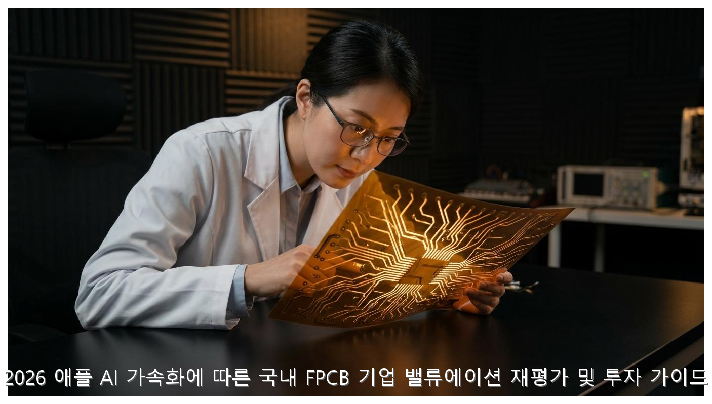 2026 애플 AI 가속화에 따른 국내 FPCB 기업 밸류에이션 재평가 및 투자 가이드 핵심 안내 및 분석 인포그래픽 (3)