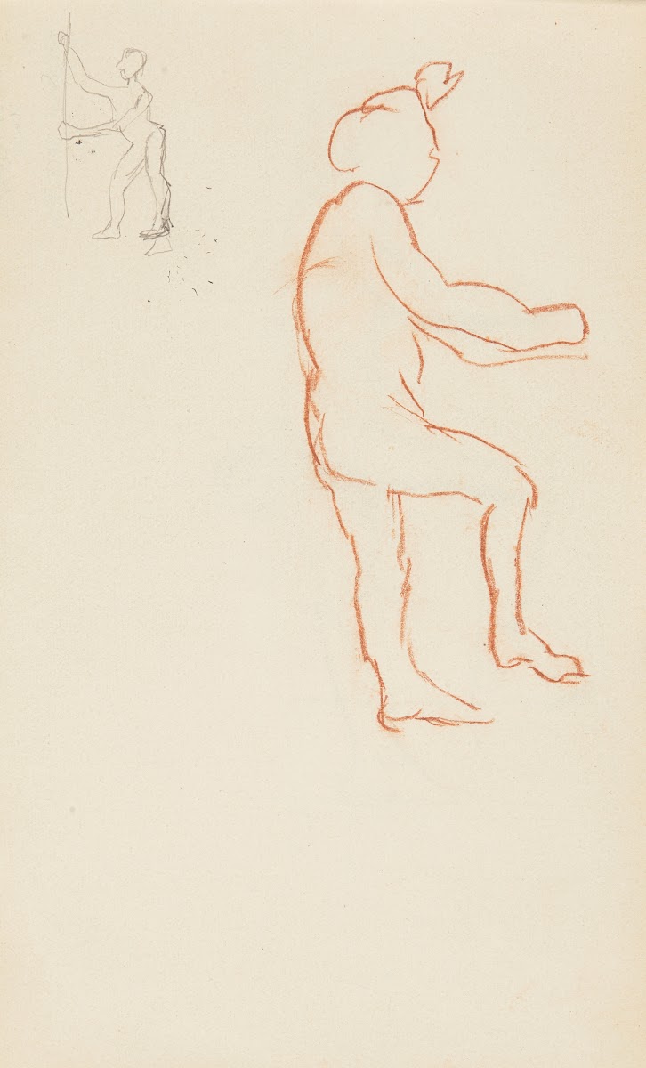 dwa szkice aktów 1909