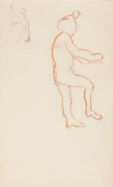 dwa szkice aktów 1909