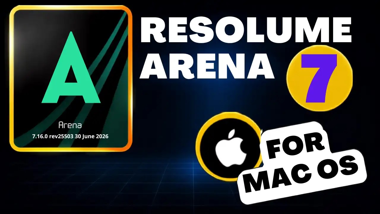 Resolume Arena 7 for Mac: Download & Install on macOS Tahoe | Support app thumbnail