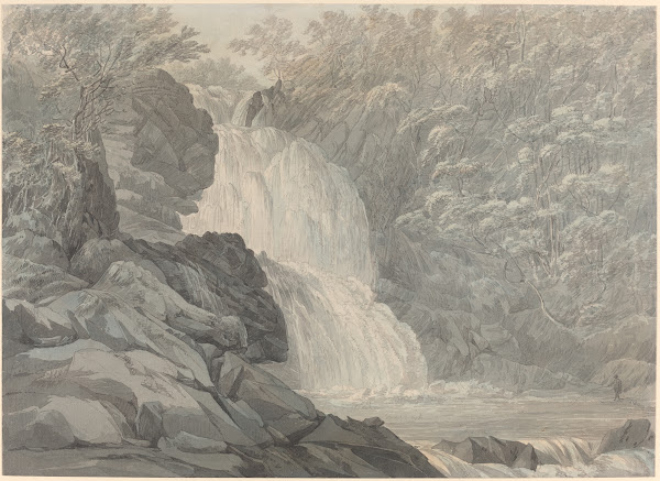 Mawddach Falls near Dolgelly 1790
