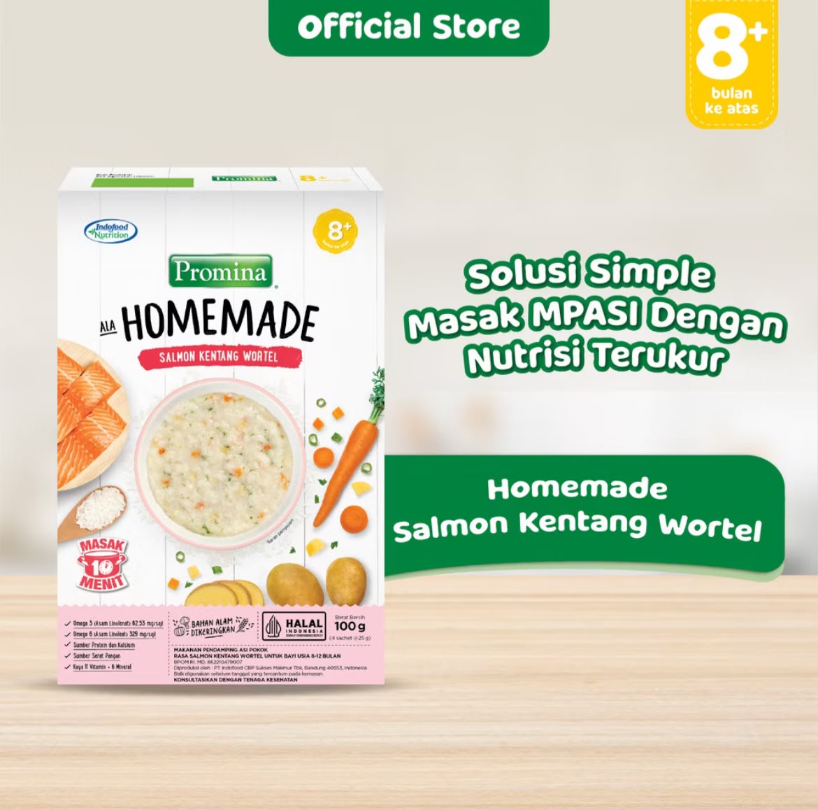 Promina Homemade Style Salmon Kentang Wortel
