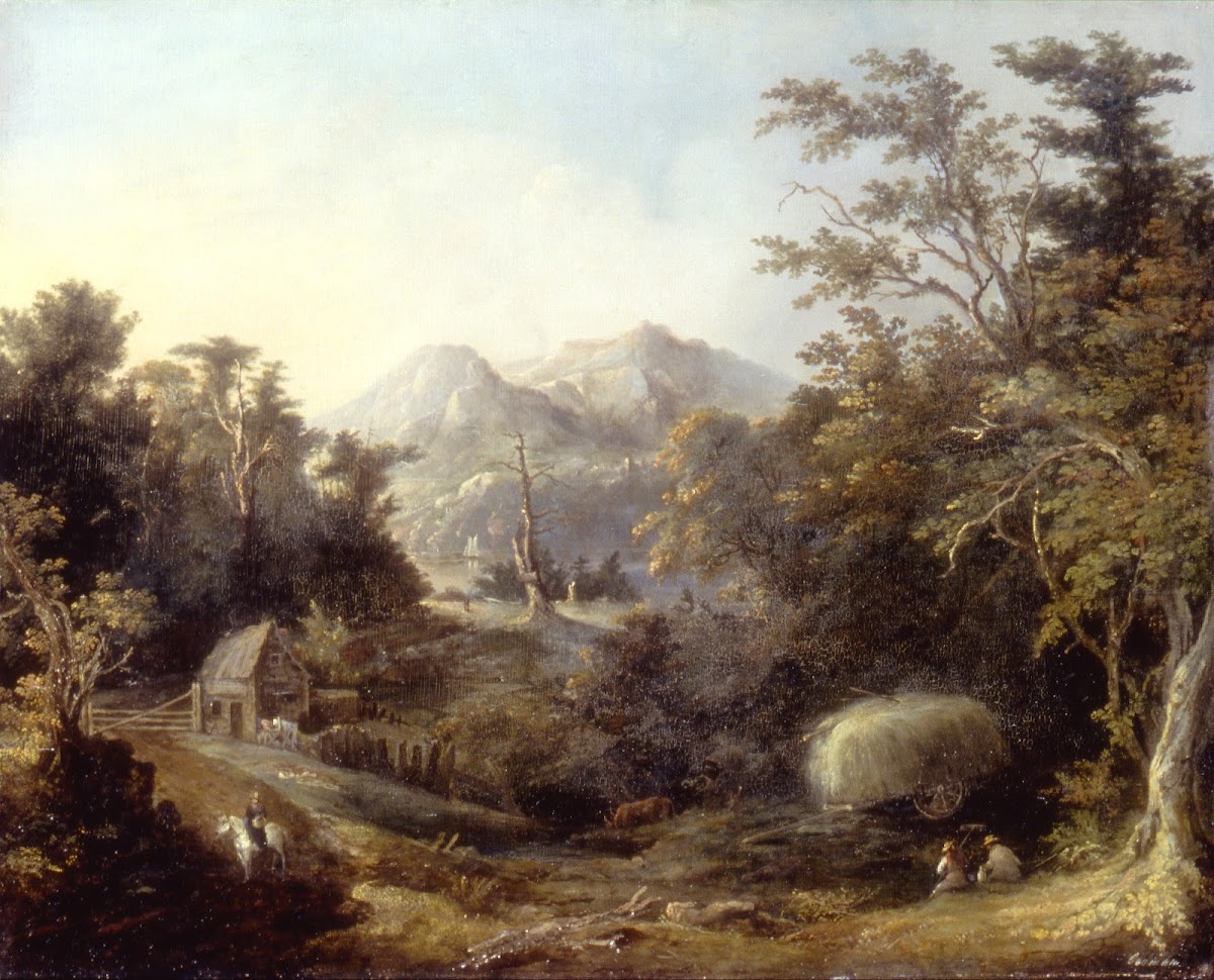 Landscape with Farm and Mountains 1832