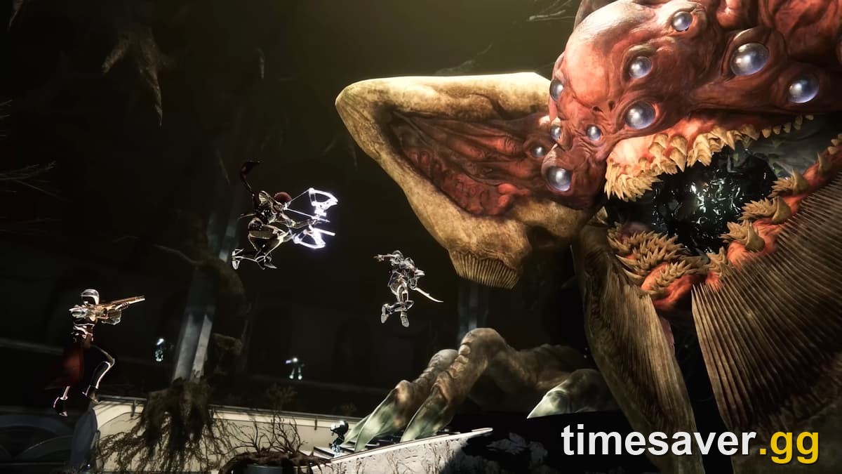 Destiny 2 fireteam fighting a raid boss for Pinnacle rewards