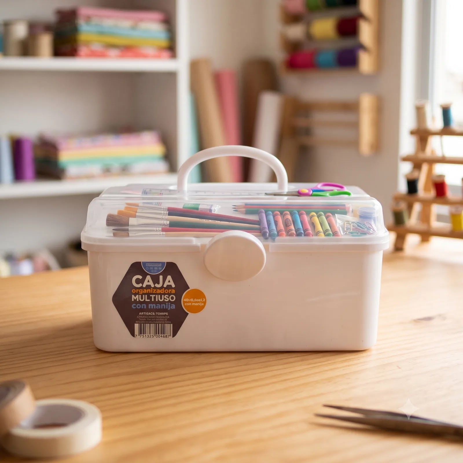 Caja Plastica Con Manija