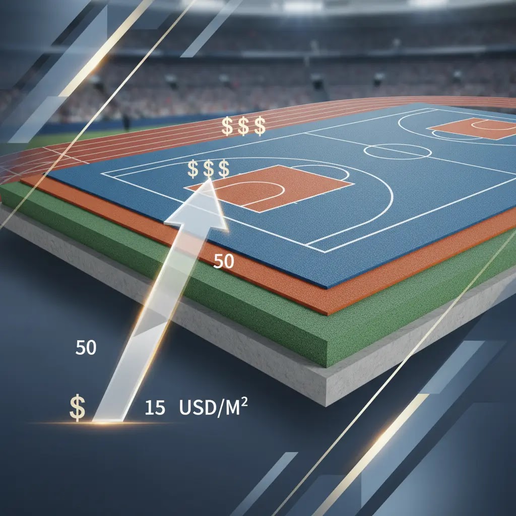 Harga Lantai Vinyl per Meter untuk Lapangan Olahraga