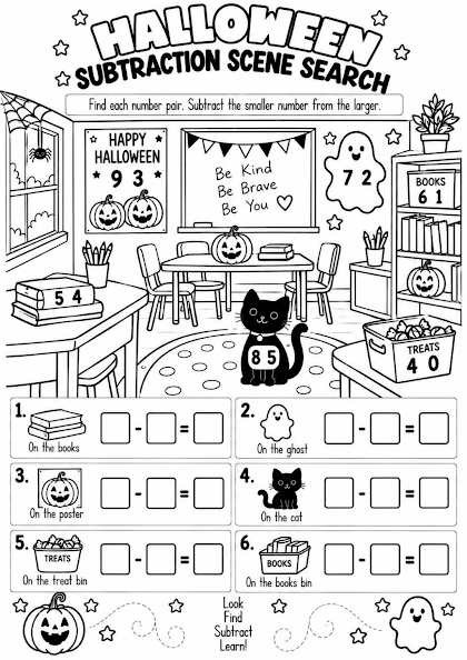 Halloween Subtraction Scene Search