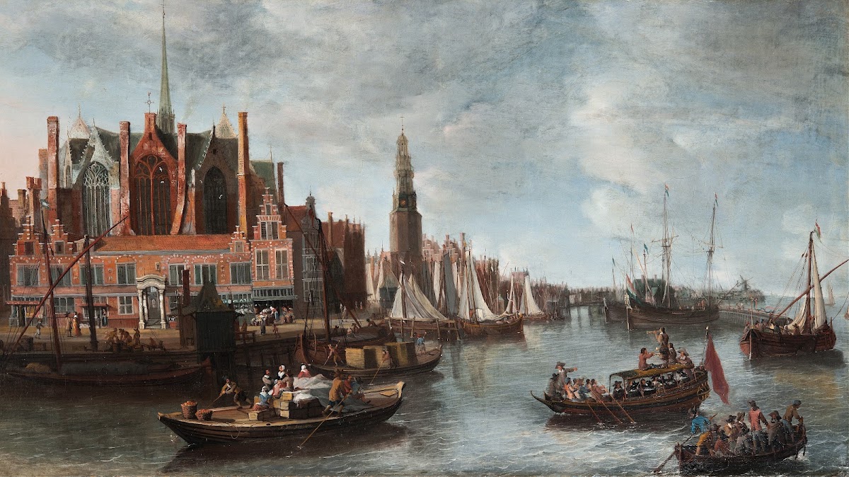 View of Nieuwe Kerk in Amsterdam