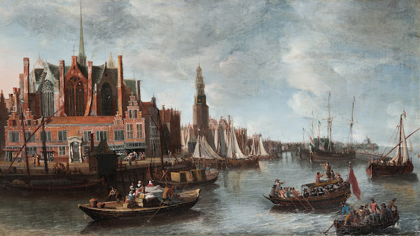 View of Nieuwe Kerk in Amsterdam