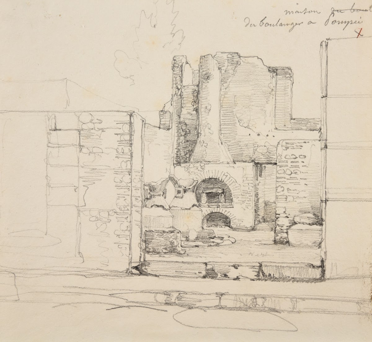 Maison du boulanger à Pompéi 1828