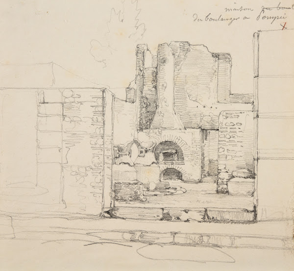 Maison du boulanger à Pompéi 1828
