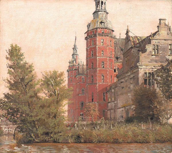 Frederiksborg Castle seen from the Northwest Study 1835
