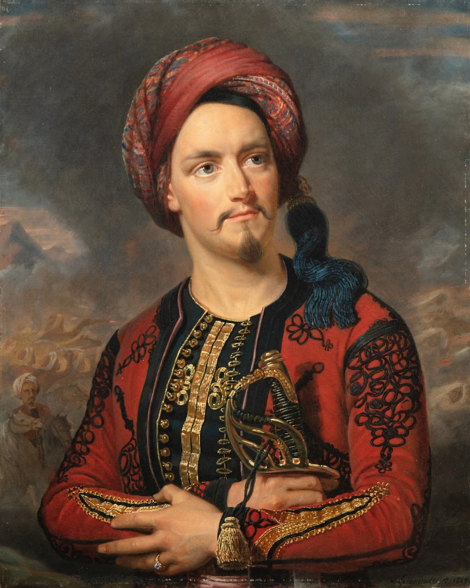 Portrait Of A Soldier Dressed As An Ottoma 1845