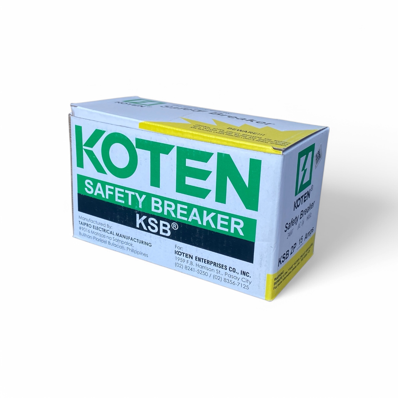 Koten 2 Pole Safety Circuit Breakers