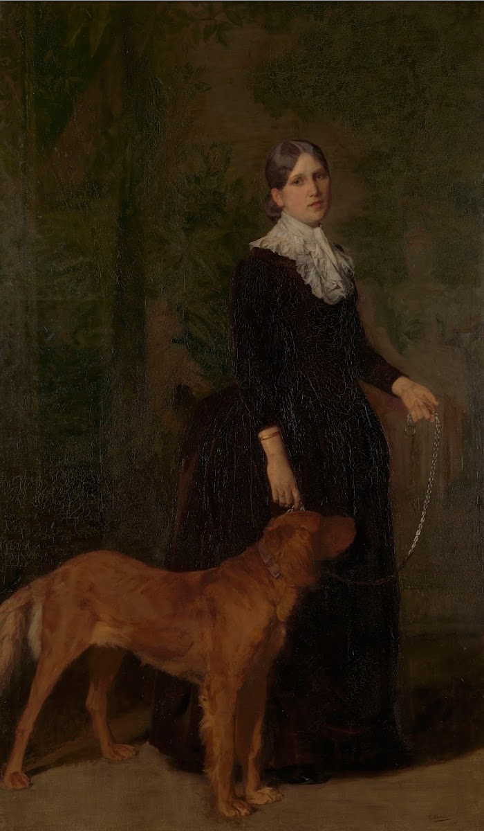 Portrait of Marie De Coster the Artists Wife 1888