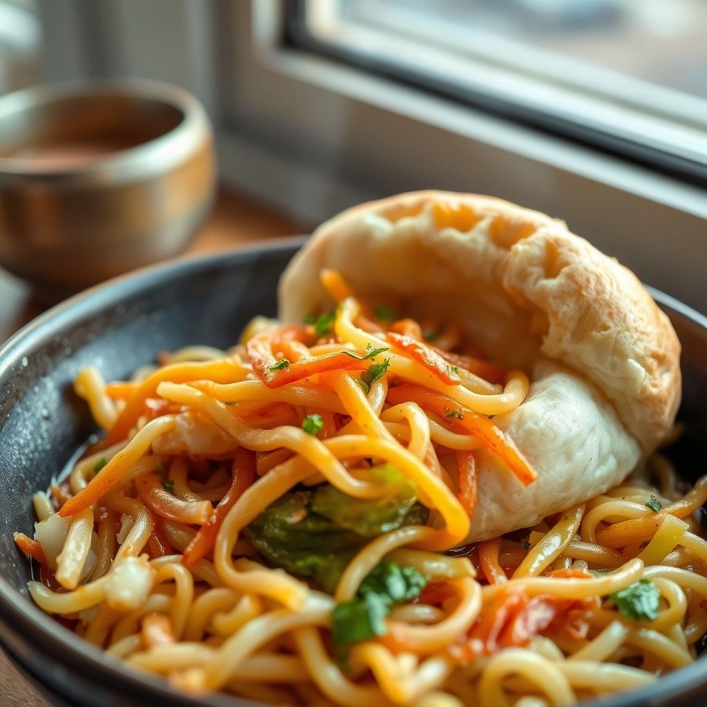 Pan-Fried Cabbage and Noodle Buns – Easy 40-Minute Family Dinner