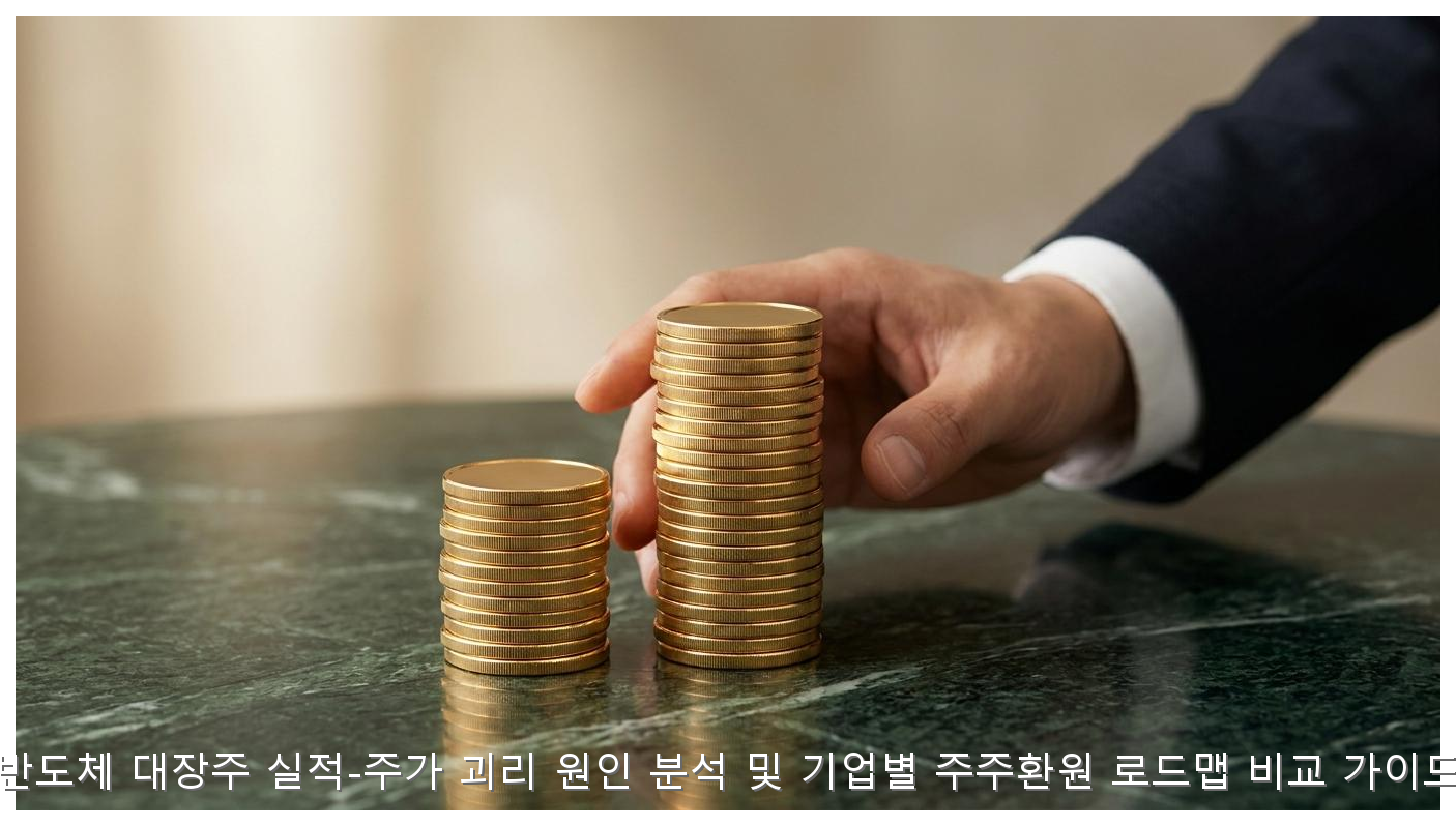 반도체 대장주 실적-주가 괴리 원인 분석 및 기업별 주주환원 로드맵 비교 가이드 핵심 안내 및 분석 인포그래픽 (3)