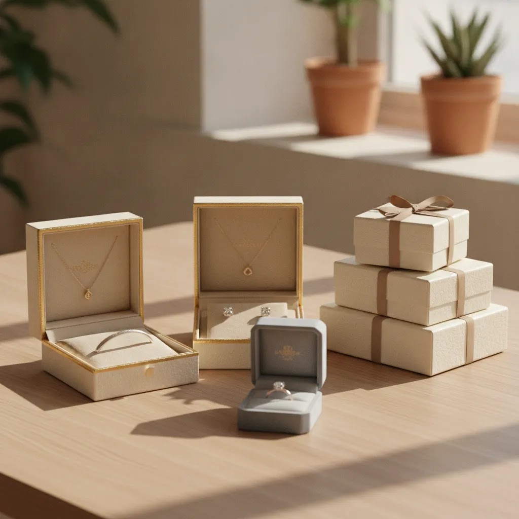 Crafting unforgettable jewelry experiences box buyer concept showing premium jewelry box presentation for B2B value perception
