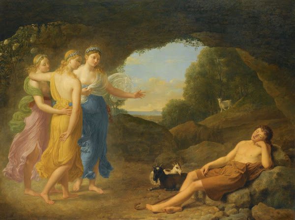 The Dream Of Daphnis In Which The Nymphs Foretell The Safe Return Of Chloe 1824