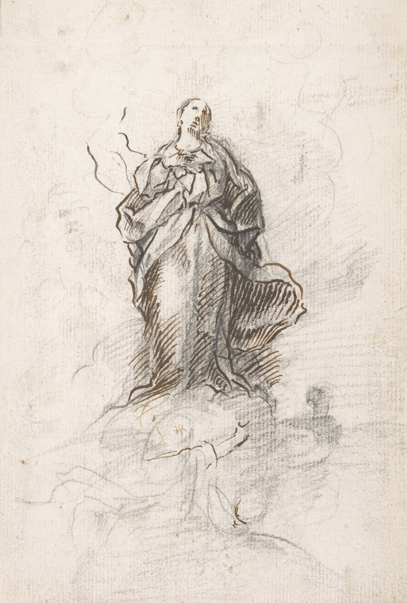 Virgin of the Immaculate Conception Standing on Clouds 17001750