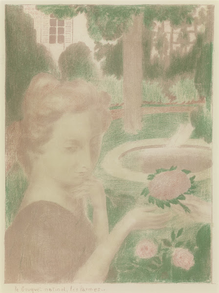 Le bouquet matinal les larmes  uit de reeks 1899