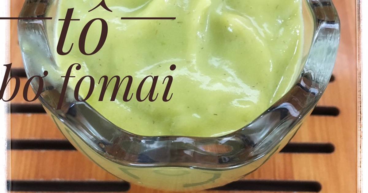 Sinh tố bơ fomai