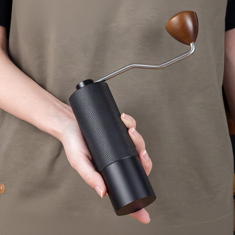 Handkaffeemühle mit Stahlkern, Luxus-Design