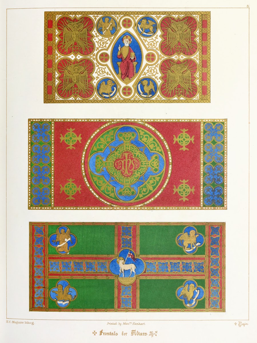 Embroidered Frontals for Altars 1846