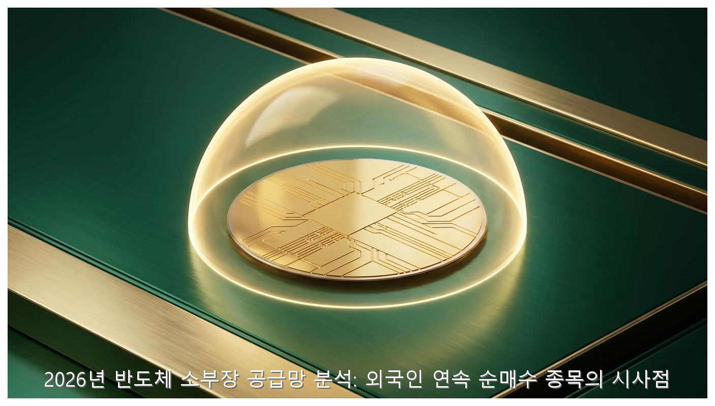 2026년 반도체 소부장 공급망 분석: 외국인 연속 순매수 종목의 시사점 핵심 안내 및 분석 인포그래픽 (5)