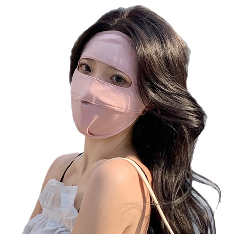 Gesichtsmaske mit UV-Schutz und Windschutz