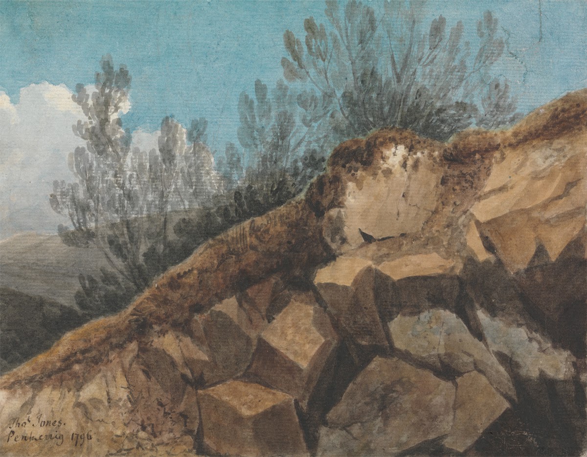 Study of Rocks near Pencerrig Wales ca 1796