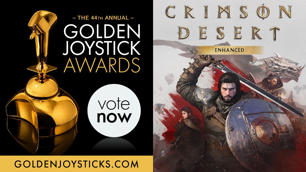 Crimson Desert Enhanced nomeado para Jogo PC do Ano nos Golden Joystick Awards 2026