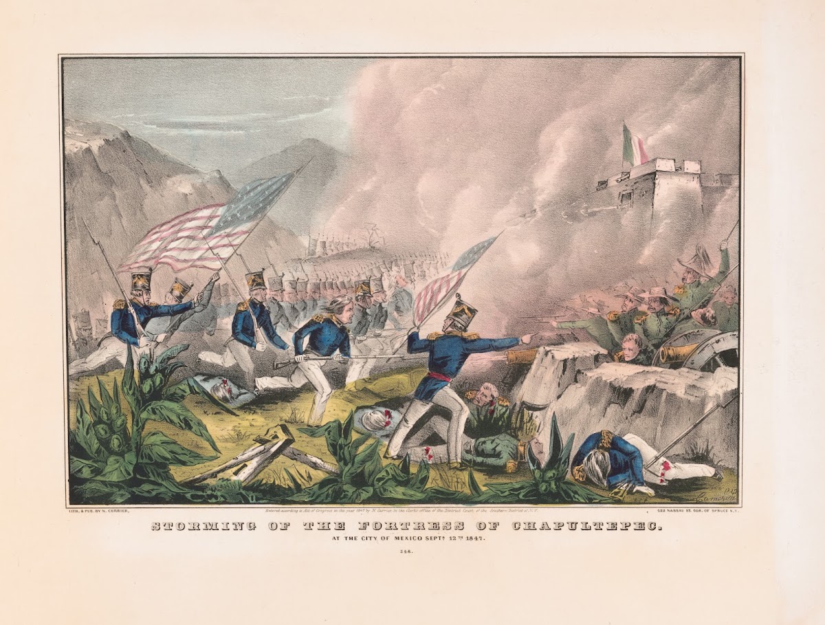 Storming of the Fortress of Chapultepec at the city of Mexico Sept 12th 1847 184