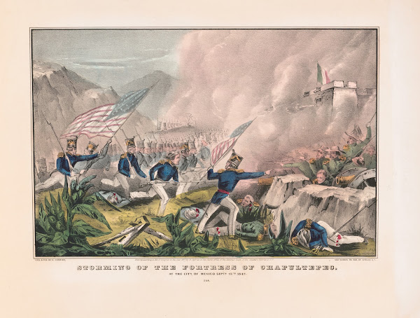 Storming of the Fortress of Chapultepec at the city of Mexico Sept 12th 1847 184