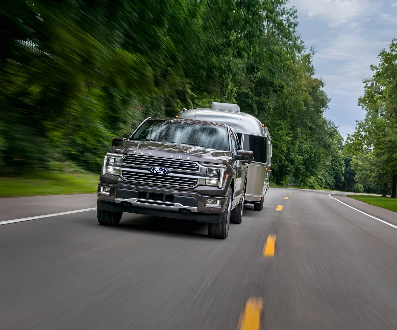 2026 Ford F-150 engine bay showing EcoBoost V6 and V8 powertrain options
