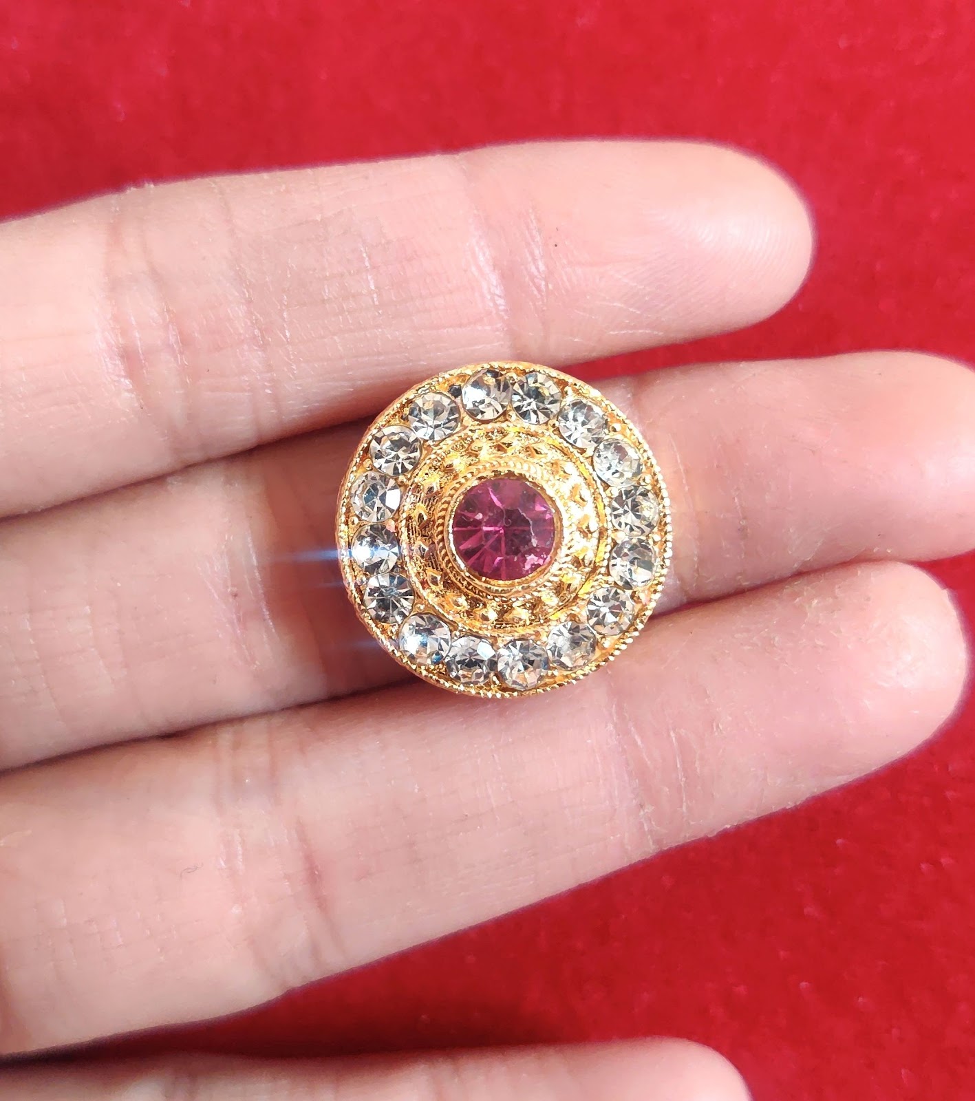 Round Pink 10 No Dia-P58-pack of 3